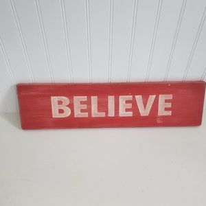 Cute Christmas believe signs